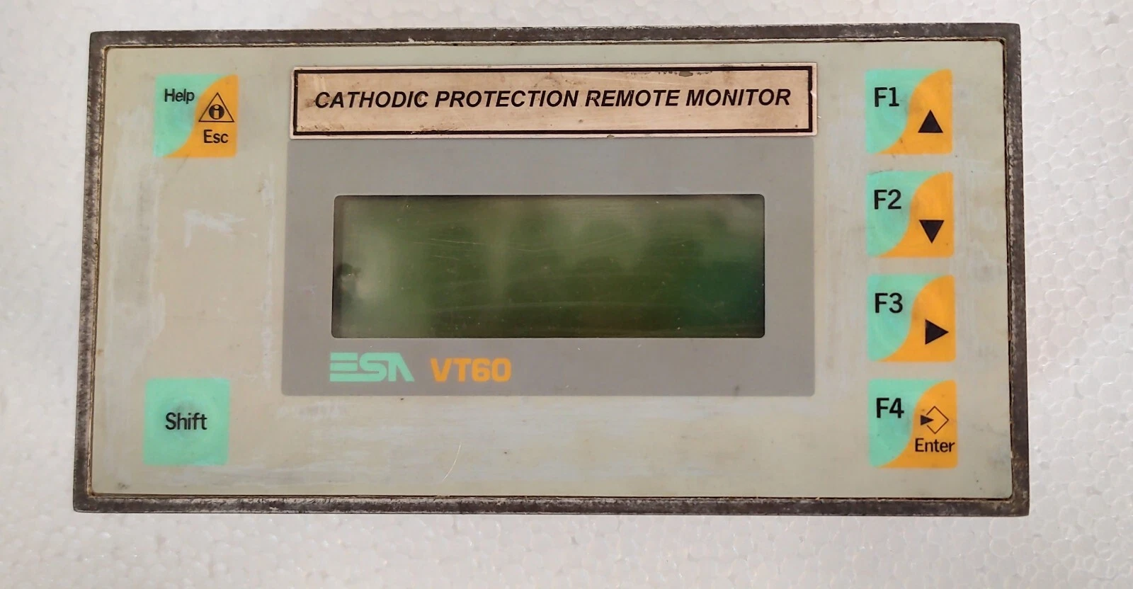 ESA VT60 /  VT 60Cathodic Protection Remote Monitor Interface Panel for